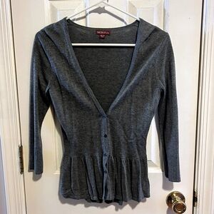 Merona Dark Grey Cardigan